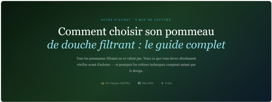 Comment choisir un pommeau de douche filtrant : le guide complet 2026