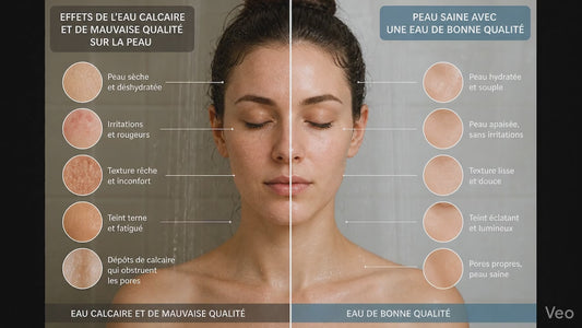 Pommeau de Douche Filtrant AQURA — Anti-Calcaire & Chlore